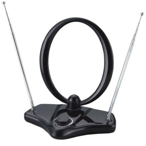 Superior Electronics SUPNAI001 Εσωτερική Κεραία Τηλεόρασης (δεν απαιτεί τροφοδοσία) σε Μαύρο Χρώμα Σύνδεση με Ομοαξονικό (Coaxial) Καλώδιο