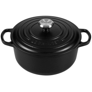Le Creuset Signature Βαθιά Κατσαρόλα από Μαντέμι 2.4lt / 20cm Black 21177200000430