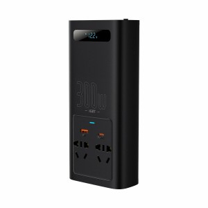 Baseus Inverter Αυτοκινήτου 300W για Μετατροπή 12V DC σε 220V AC με 2xUSB