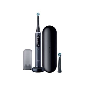 Oral-B iO Series 8N Ηλεκτρική Οδοντόβουρτσα με Χρονομετρητή, Αισθητήρα Πίεσης και Θήκη Ταξιδίου Black Onyx