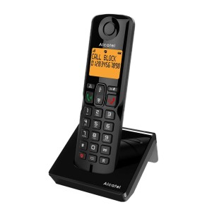 Alcatel S280 Ασύρματο Τηλέφωνο με Ελληνικό Μενού Μαύρο