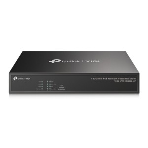 TP-LINK VIGI NVR1004H-4P v1 Καταγραφικό NVR 4 Καναλιών με Ανάλυση 4K