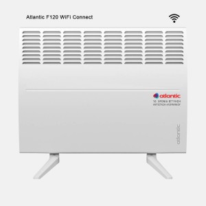 Atlantic F120 Θερμοπομπός Τοίχου 2000W με Ηλεκτρονικό Θερμοστάτη και WiFi 76.1x46.1cm Λευκός