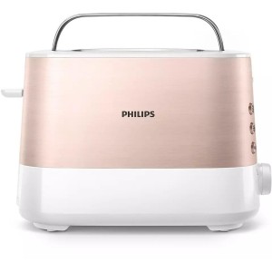 Philips Viva Collection Φρυγανιέρα 2 Θέσεων 1050W Ροζ