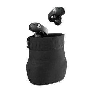 Skullcandy Push 720 Open Open Ear Bluetooth Handsfree Ακουστικά με Αντοχή στον Ιδρώτα και Θήκη Φόρτισης Μαύρα