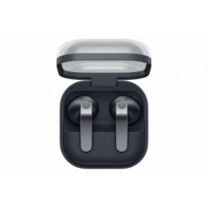 Samsung Galaxy Buds4 Bluetooth Handsfree Ακουστικά με Αντοχή στον Ιδρώτα και Θήκη Φόρτισης Μαύρα
