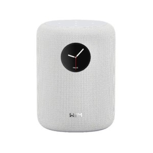 Smart Speaker Wiim Sound 1.8" Touchscreen Microphone Voice Assistant Control Wi-fi Bluetooth White