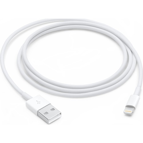 Apple USB-A to Lightning Cable Λευκό 1m (MXLY2ZM/A)