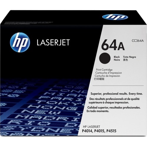 HP 64A Γνήσιο Toner Laser Εκτυπωτή Μαύρο 10000 Σελίδων (CC364A)
