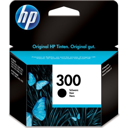 HP 300 Γνήσιο Μελάνι Εκτυπωτή InkJet Μαύρο (CC640EE)