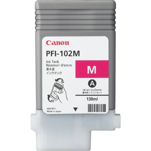 Canon PFI-102 Γνήσιο Μελάνι Εκτυπωτή InkJet Ματζέντα (0897B001)
