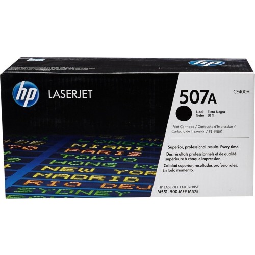 HP 507A Γνήσιο Toner Laser Εκτυπωτή Μαύρο 5500 Σελίδων (CE400A)