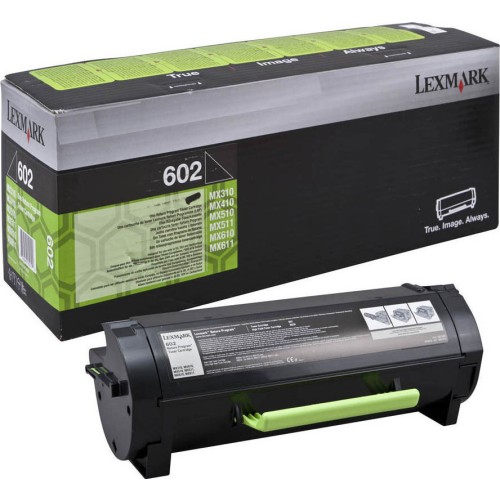 Lexmark 602 Γνήσιο Toner Laser Εκτυπωτή Μαύρο Return Program 2500 Σελίδων 60F2000