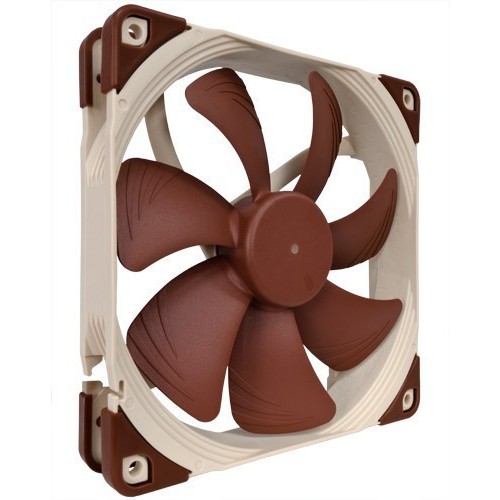 Noctua NF-A14 Case Fan 140mm (1500rpm / 82.52cfm) Χωρίς Led Φωτισμό και Σύνδεση 4-Pin PWM Καφέ