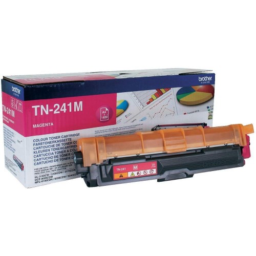 Brother TN-241M Γνήσιο Toner Laser Εκτυπωτή Ματζέντα 1500 Σελίδων TN-241M