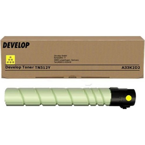 Develop TN-512 Γνήσιο Toner Laser Εκτυπωτή Κίτρινο 26000 Σελίδων (A33K2D2)