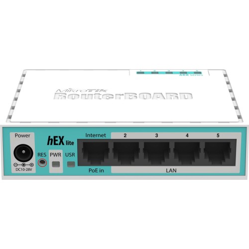 MikroTik hEX lite RB750r2 Router με 5 Θύρες