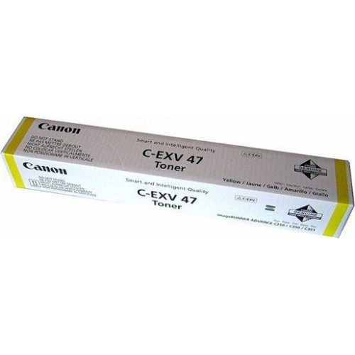 Canon C-EXV47 Γνήσιο Toner Laser Εκτυπωτή Κίτρινο 21500 Σελίδων 8519B002