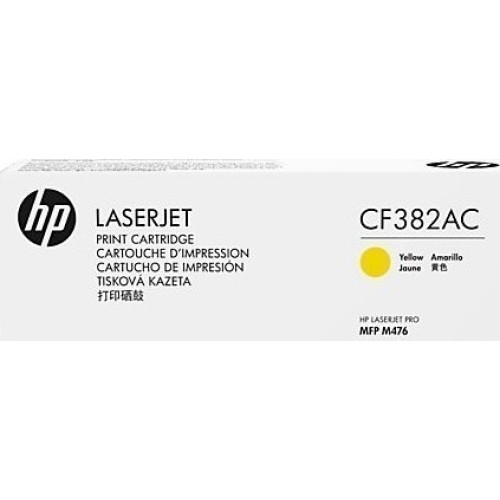 HP 312A Γνήσιο Toner Laser Εκτυπωτή Κίτρινο 2700 Σελίδων CF382AC