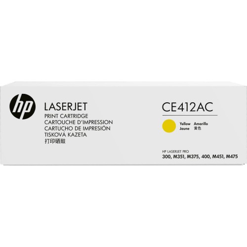 HP 305A Γνήσιο Toner Laser Εκτυπωτή Κίτρινο/Μαύρο 2600 Σελίδων CE412AC