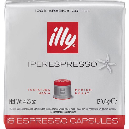 Illy Κάψουλες Espresso Classico (Normale) Συμβατές με Μηχανή Iperespresso 18caps 01-04-0200