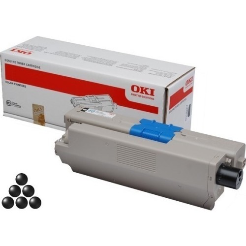 OKI 46471104 Γνήσιο Toner Laser Εκτυπωτή Μαύρο 7000 Σελίδων