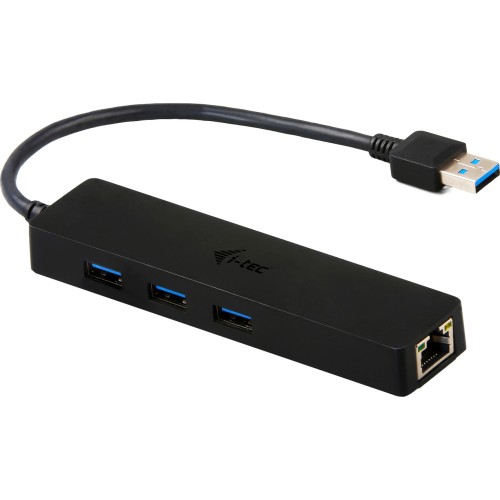 i-tec USB 3.0 Hub 3 Θυρών με σύνδεση USB-A / Ethernet