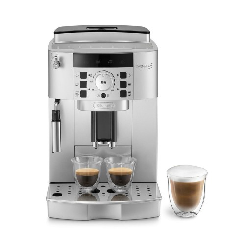 De'Longhi Magnifica S Αυτόματη Μηχανή Espresso 1450W Πίεσης 15bar με Μύλο Άλεσης Ασημί