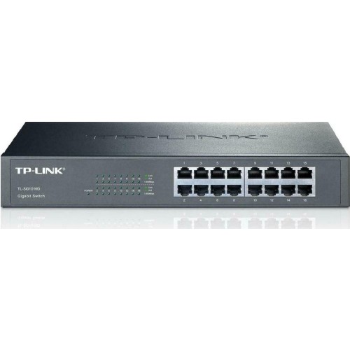 TP-LINK TL-SG1016D v7 Unmanaged L2 Switch με 16 Θύρες Gigabit (1Gbps) Ethernet