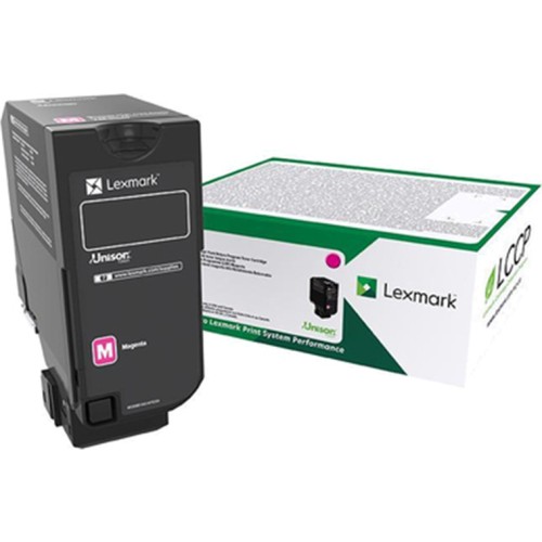 Lexmark 75B20M0 Γνήσιο Toner Laser Εκτυπωτή Ματζέντα Return Program 10000 Σελίδων 75B20M0