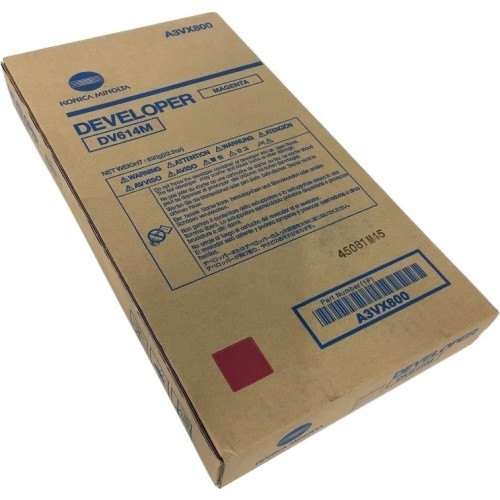 Konica Minolta DV-614M Γνήσιο Developer Unit Laser Εκτυπωτή Ματζέντα 120000 Σελίδων A3VX800