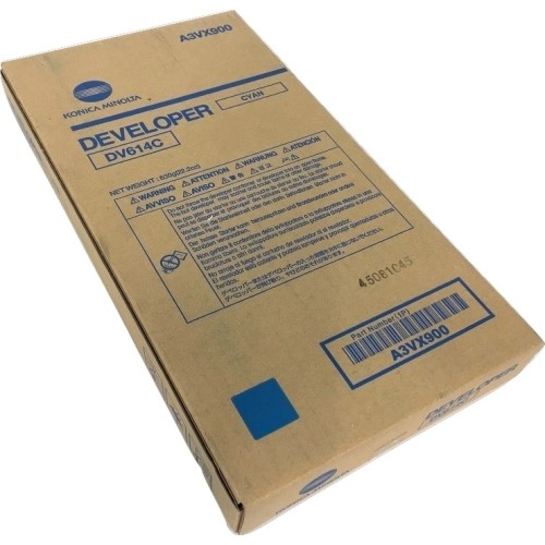 Konica Minolta DV-614C Γνήσιο Developer Unit Laser Εκτυπωτή Κυανό A3VX900