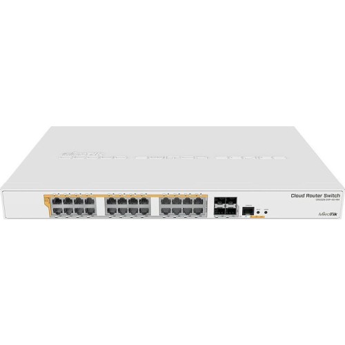 MikroTik CRS328-24P-4S+RM Managed L2 PoE+ Switch με 24 Θύρες Gigabit (1Gbps) Ethernet και 4 SFP Θύρες