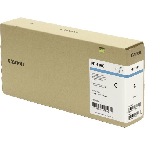 Canon PFI-710 Γνήσιο Μελάνι Εκτυπωτή InkJet Κυανό (2355C001)
