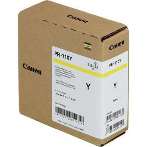Canon PFI-110 Γνήσιο Μελάνι Εκτυπωτή InkJet Κίτρινο (2367C001)