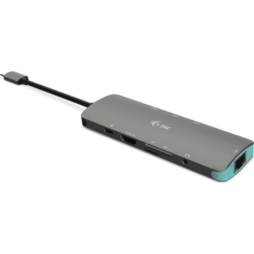 i-tec USB-C Docking Station με HDMI 4K PD Ethernet Γκρι (C31NANODOCKLANPD)