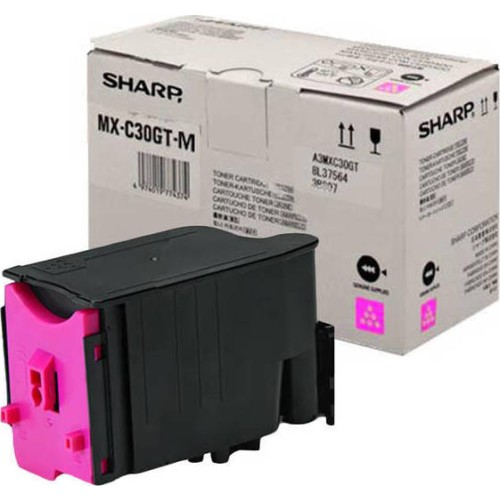 Sharp MX-C30GTM Γνήσιο Toner Laser Εκτυπωτή Ματζέντα 6000 Σελίδων