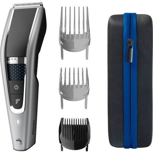 Philips Series 5000 Επαναφορτιζόμενη Κουρευτική Μηχανή Silver/Black HC5650/15
