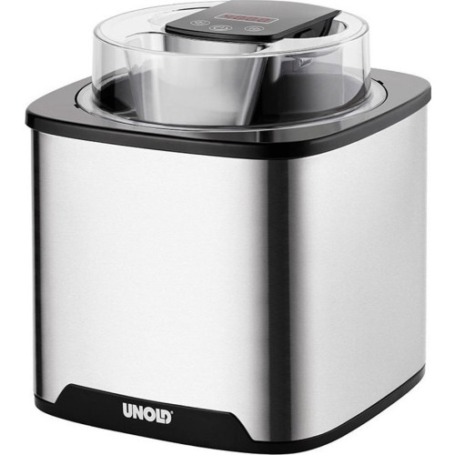 Unold Gelato Παγωτομηχανή 1.5lt Ασημί