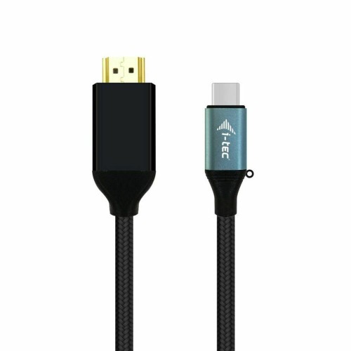 i-tec HDMI 2.0 Premium High Speed 4K 60Hz HDR Braided Cable HDMI male - USB-C male 2m Μαύρο C31CBLHDMI60HZ2M