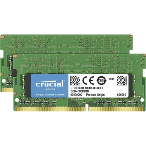 Crucial DDR4 32GB RAM με 2x16GB Modules και Ταχύτητα 3200 για Laptop CT2K16G4SFRA32A