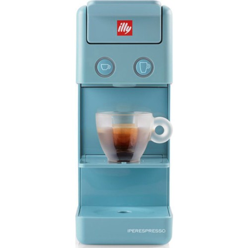 Illy Y3.3 Iperespresso Καφετιέρα για Κάψουλες Iperespresso Πίεσης 19bar Light Blue