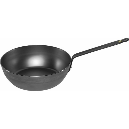De Buyer Mineral B Country Wok από Ανθρακούχο Χάλυβα με Αντικολλητική Επίστρωση 28cm