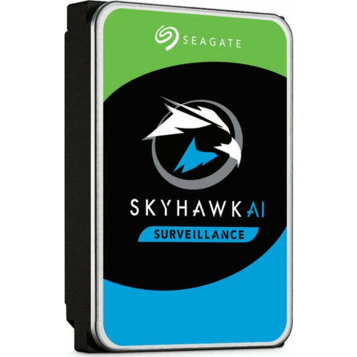 Seagate SkyHawk AI Surveillance 8TB HDD Σκληρός Δίσκος 3.5" SATA III 7200rpm με 256MB Cache για Καταγραφικό / NAS / Server ST8000VE001