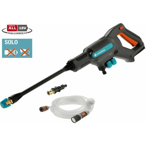 Gardena Αquaclean 18v Rtu Πλυστικό Μπαταρίας 18V Solo με Πίεση 24bar