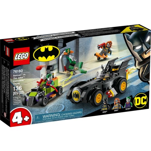 LEGO DC Super Heroes Batman vs Joker Batmobile Chase για 4+ Ετών 76180