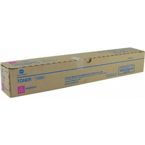 Konica Minolta TN-328M Γνήσιο Toner Laser Εκτυπωτή Ματζέντα 28000 Σελίδων (AAV8350)