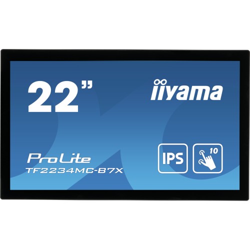 Iiyama POS Monitor ProLite 22" IPS / LED με Ανάλυση 1920x1080 TF2234MC-B7X