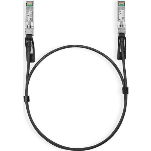 TP-LINK Καλώδιο Οπτικής Ίνας SFP+ 1m Μαύρο 1τμχ TL-SM5220-1M