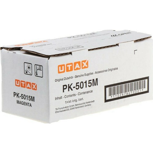 Utax PK-5015M Γνήσιο Toner Laser Εκτυπωτή Ματζέντα 3000 Σελίδων (1T02R7BUT0)